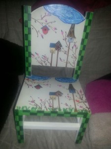 Redone mini chair about 15 inches high